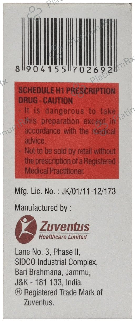 Zostum 1000/1000mg Injection 1ml