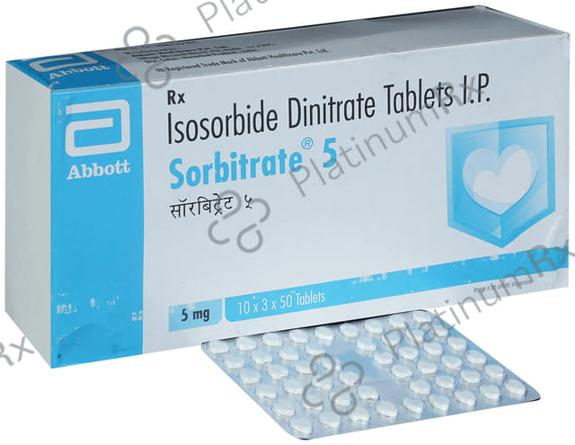 Sorbitrate 5mg Tablet 50s