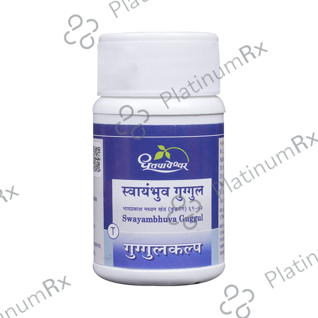 Dhootapapeshwar Swayambhuva Guggul 60 tablets