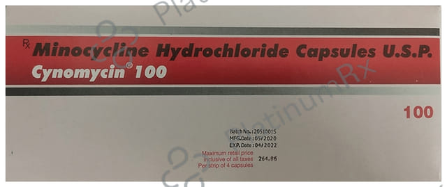 Cynomycin 100mg Capsule 4s