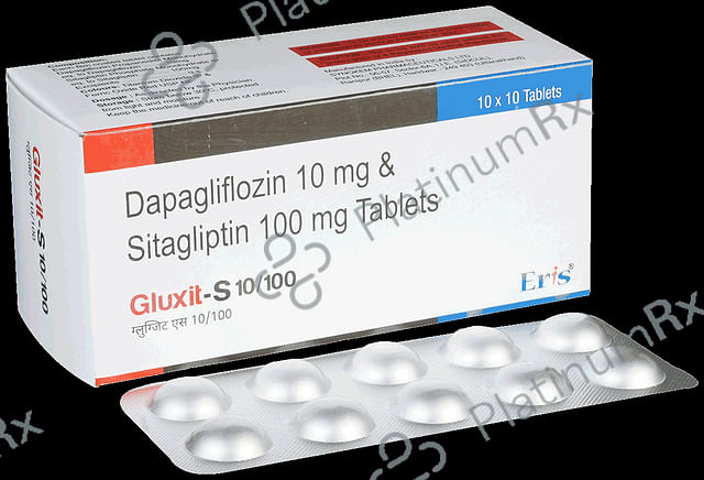 Gluxit S 10/100mg Tablet 10s