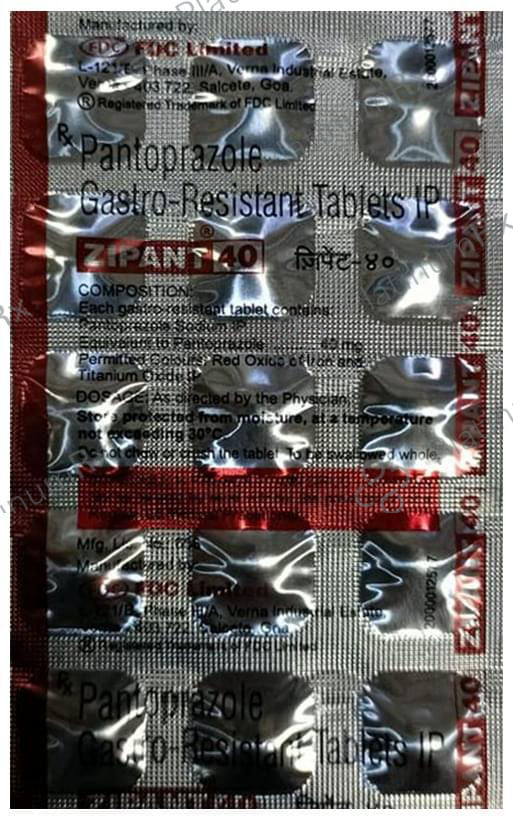 Zipant 40mg Tablet 15s