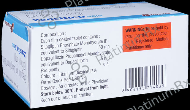 Zensita D 50/5mg Tablet 10s