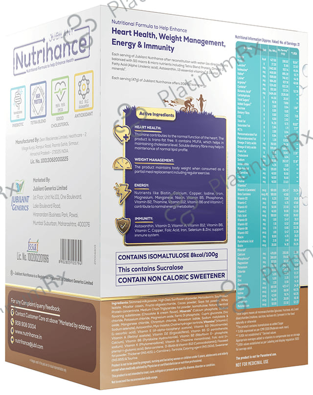 Jubilant Nutrihance Drink Powder Chocolate