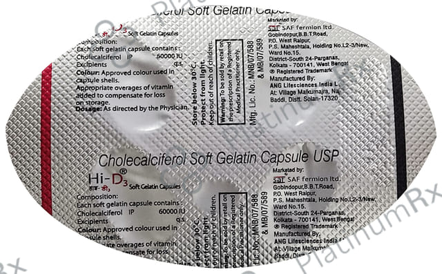 Hi D3 60K Capsule 4s