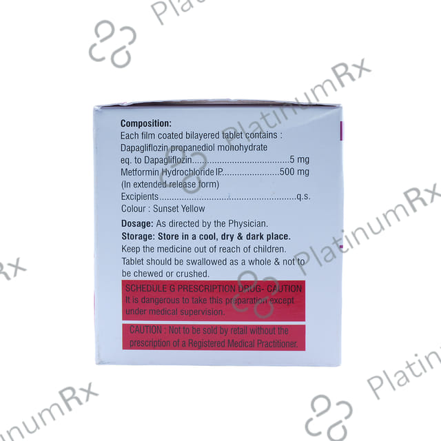 Dapasmart M 5/500mg Tablet ER 10s
