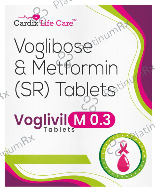 Voglivil M 500/0.3mg Tablet 10s