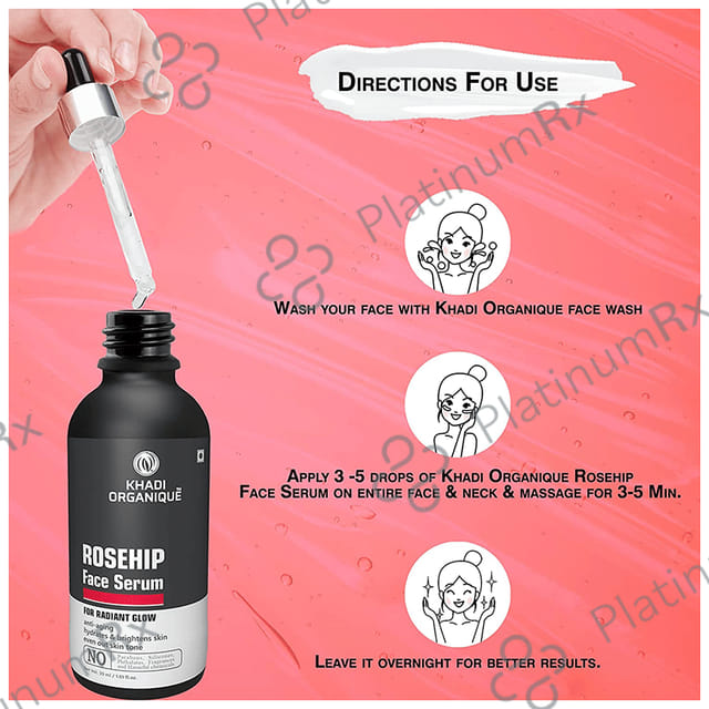Khadi Organique Rosehip Face Serum