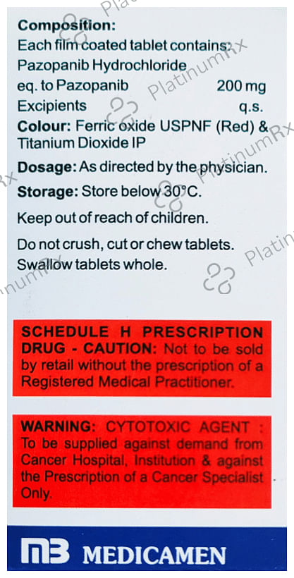 Pazocam 200mg Tablet