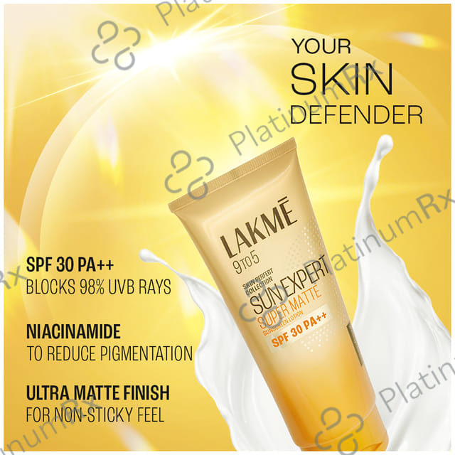 Lakme Sun Expert Ultramatte SPF 30 PA++ Lotion 100ml