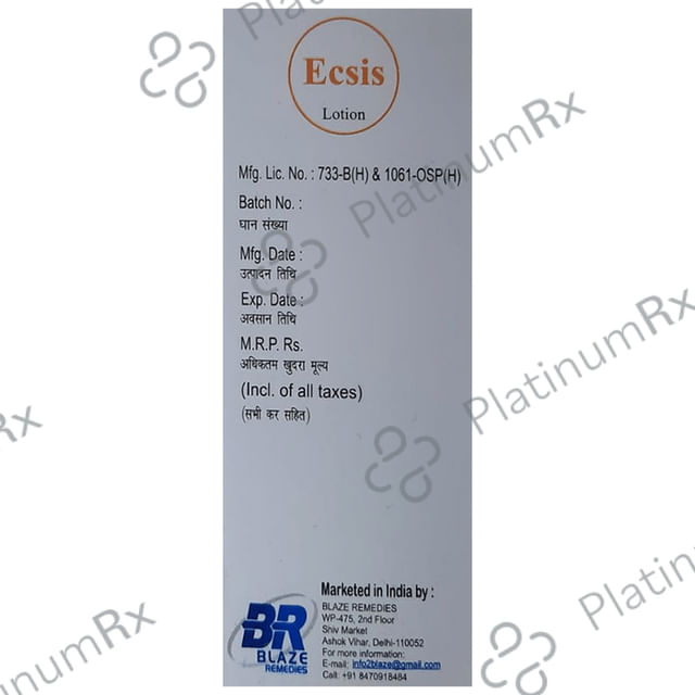 Ecsis Lotion 30 Lotion Blaze Remedies