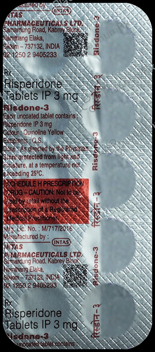 Risdone 3mg Tablet 10s