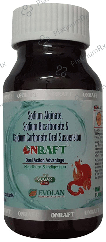 Onraft Oral Suspension Mint Sugar Free 150ml