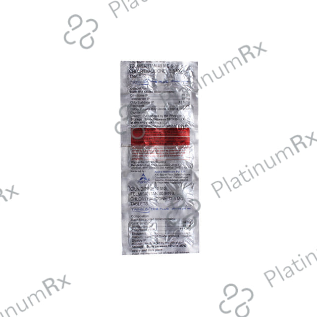 Twinblok Trio Plus 40mg/10mg/12.5mg Tablet