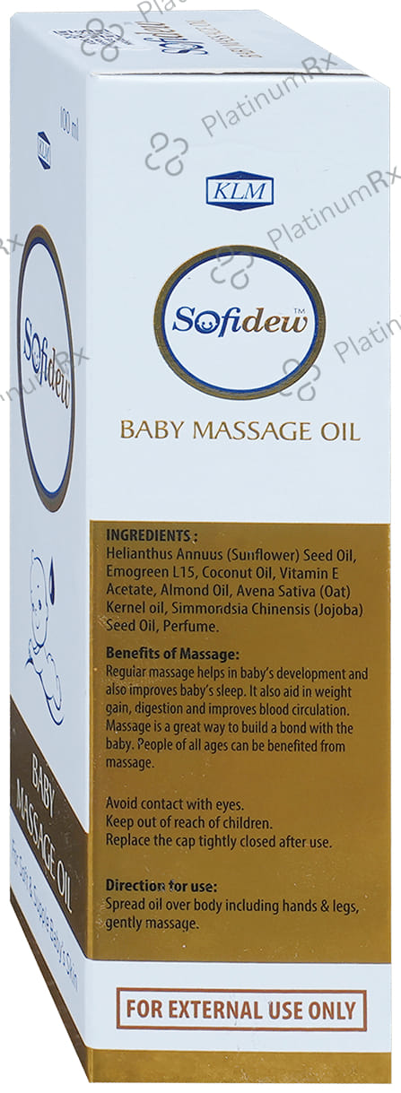 Sofidew Baby Massage Oil 100ml