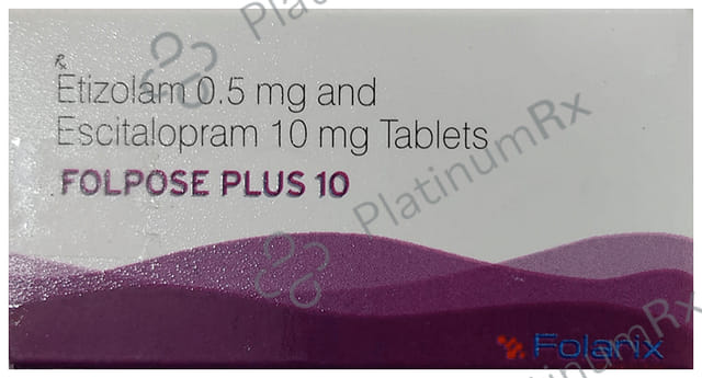 Folpose Plus 10/0.5mg Tablet 10s