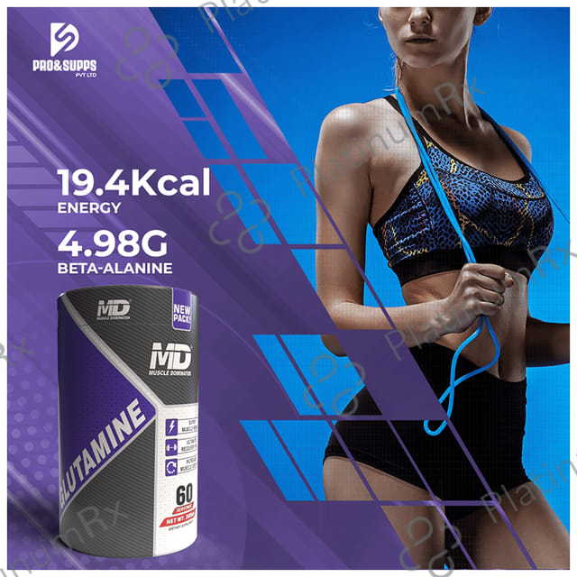 Muscle Dominator Glutamine Powder Unflavored