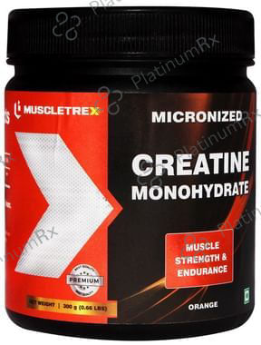 Muscletrex Micronized Creatine Monohydrate Orange 0.66lb
