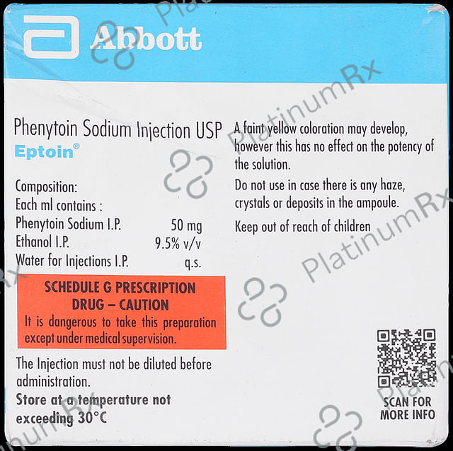 Eptoin 50mg Injection 2ml