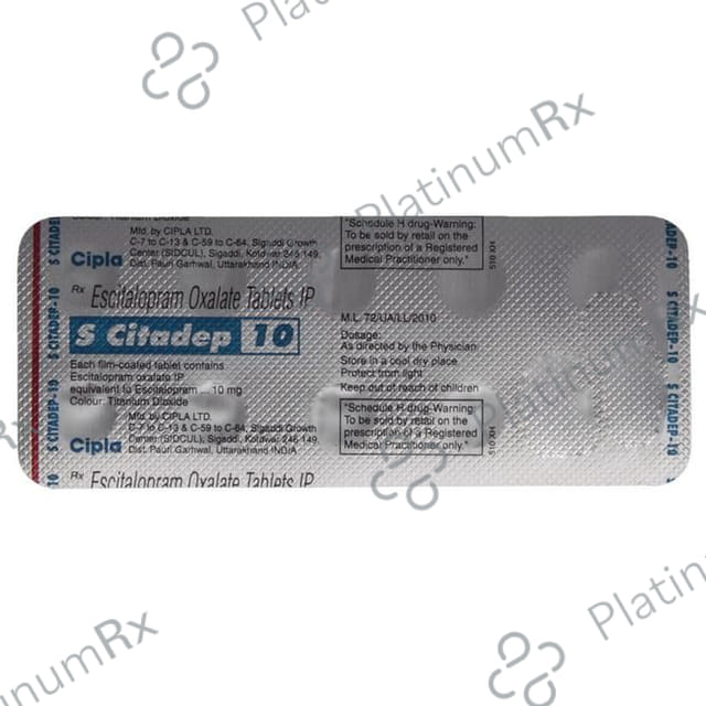 S Citadep 10mg Tablet 10s