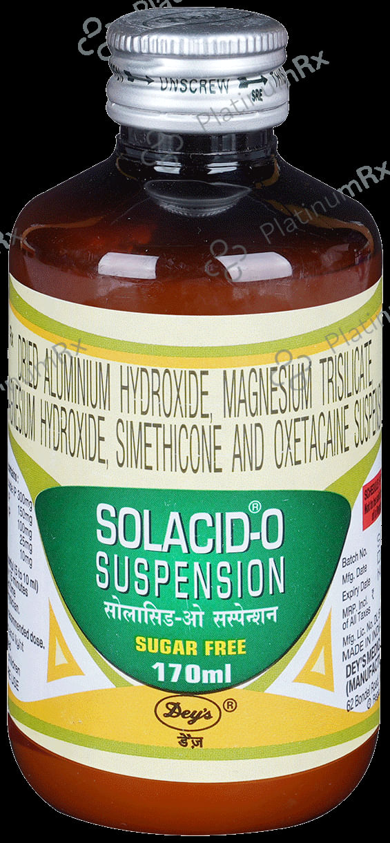 Solacid O Sugar Free Oral Suspension 170ml