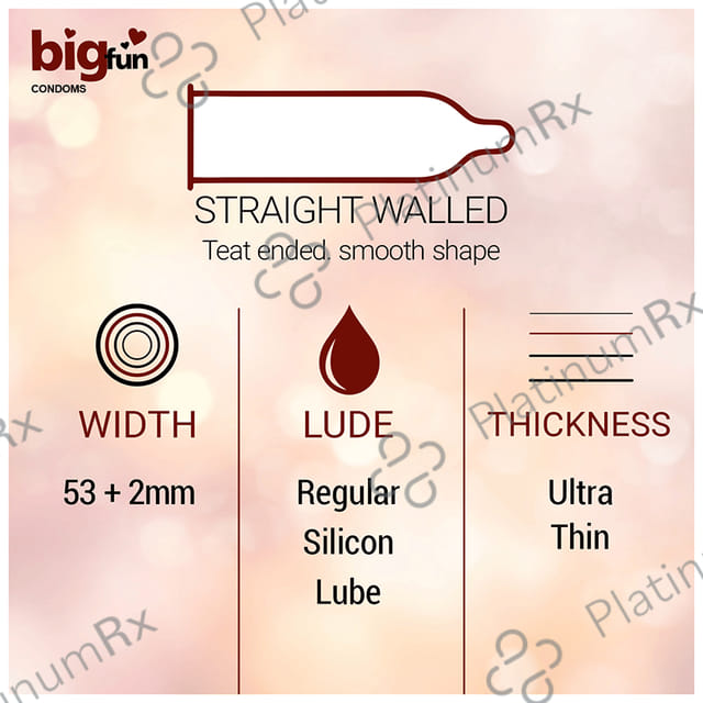 Bigfun Ultra Sensitive Premium Ultra Thin Condom 10s