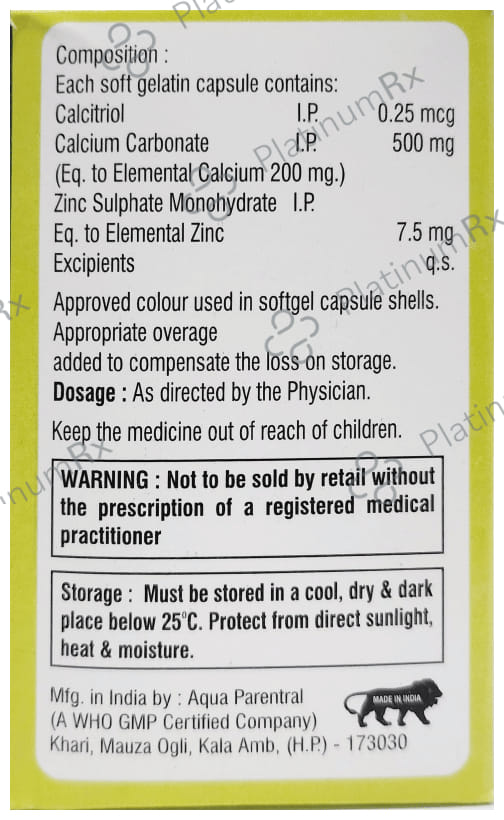 Calzoript CT Softgel Capsule 10s