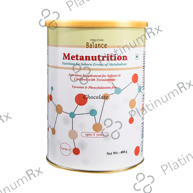 Pristine Balance Metanutrition Tyros 1 (Upto 3 Years) for Metabolism - Flavour Powder Chocolate