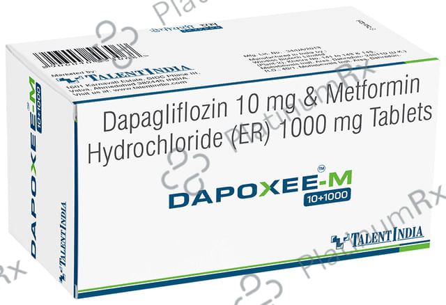 Dapoxee M 10/1000mg Tablet ER 10s
