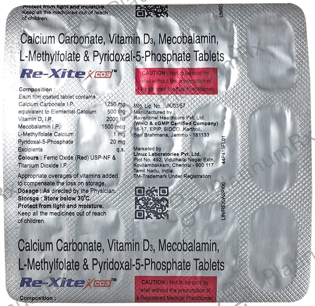 Re Xite Cd3 Tablet 15s
