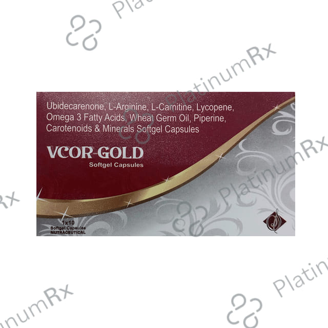 Vcor Gold Soft Gelatin Capsule