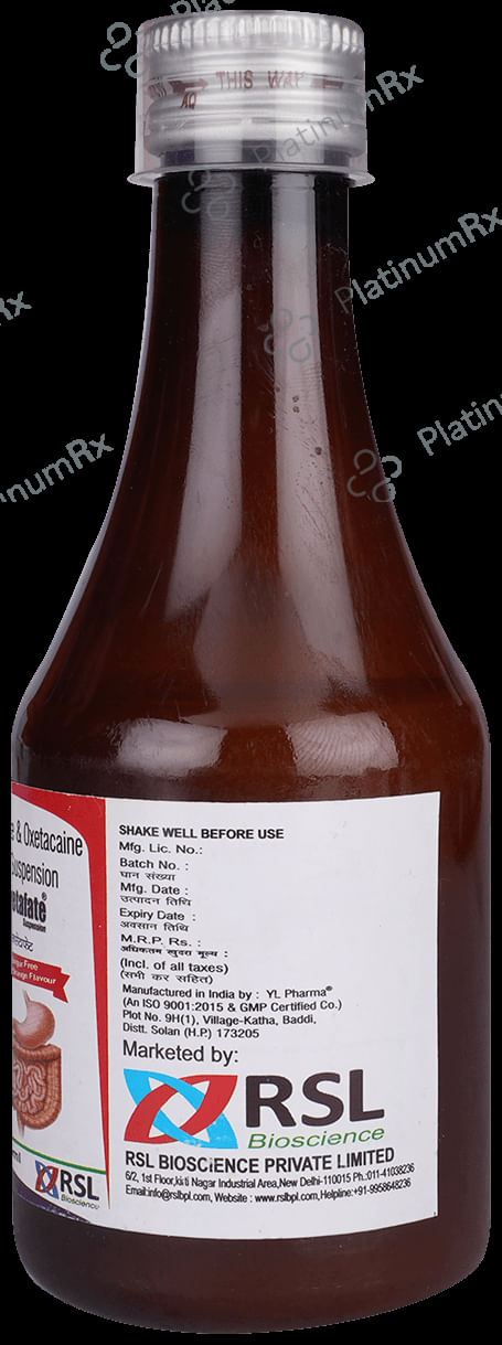 Oxetafate Oral Suspension Orange Sugar Free