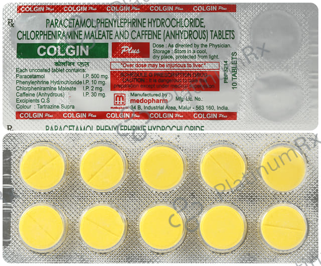 Colgin Plus Tablet 10s