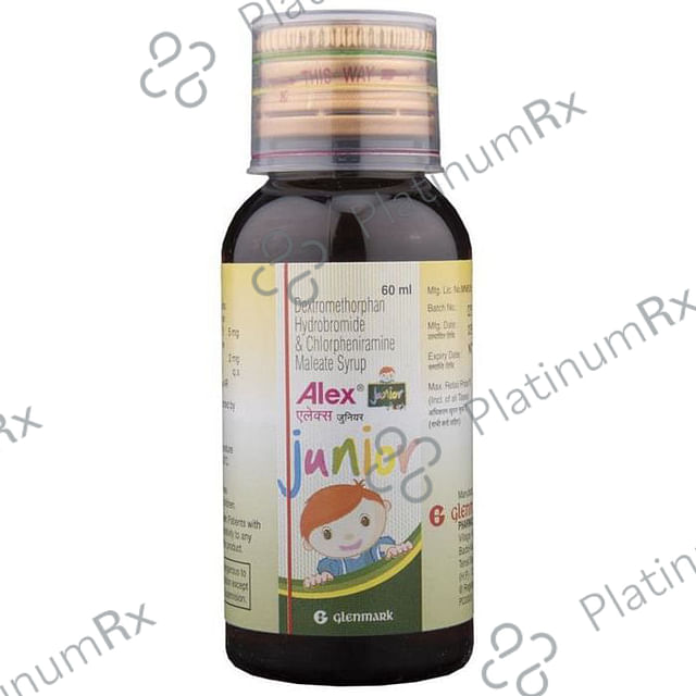 Alex Junior 2/5mg Syrup 60ml