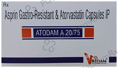 Atodam A 20/75mg Capsule 10s