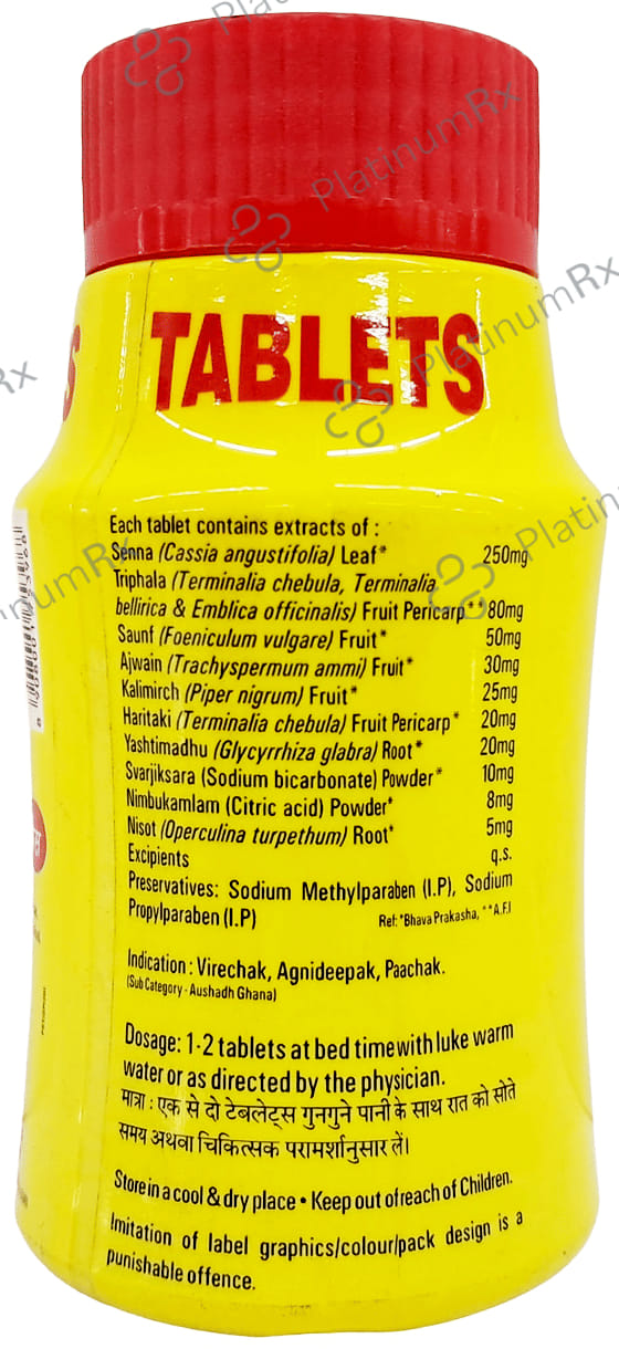Pet Saffa Natural Laxative Tablet 30s