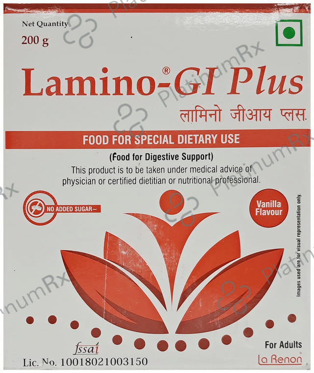 Lamino GI Plus Vanilla Flavour Sugar Free Powder 200gm