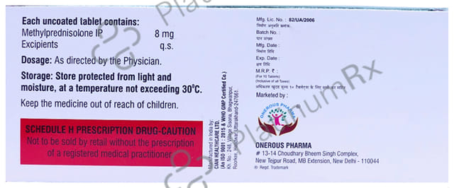Stepred 8mg Tablet