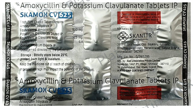 Skamox CV 625 Tablet