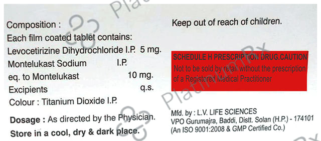 Ranzine M 5/10gm Tablet 10s