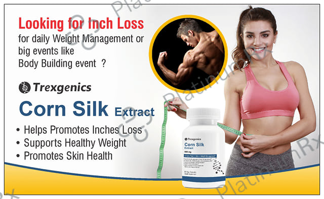 Trexgenics Corn Silk Extract 600mg Veg. Capsules