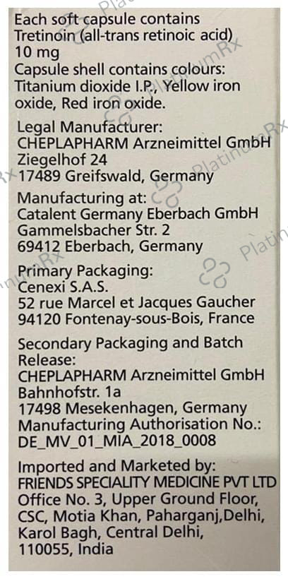 Vesanoid 10mg Capsule 100s