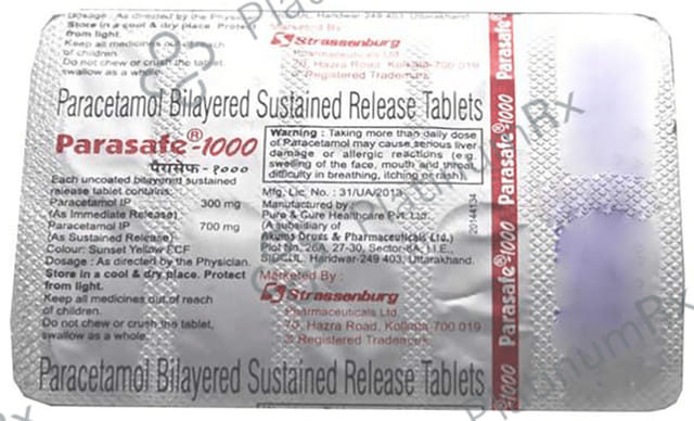 Parasafe 1000 Tablet SR