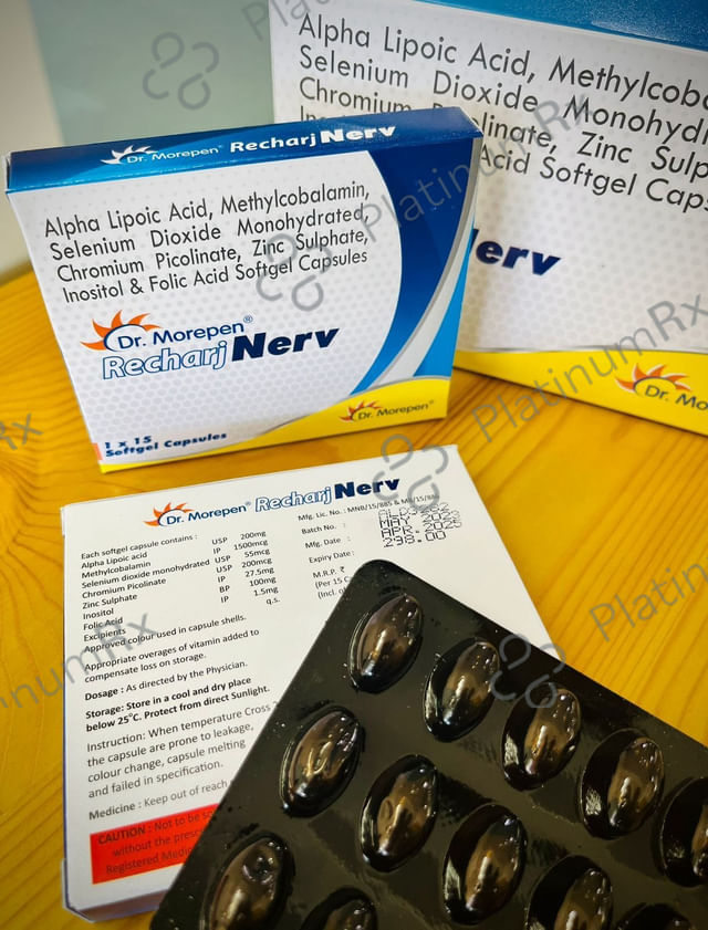 Recharj Nerv Soft Capsule 15s