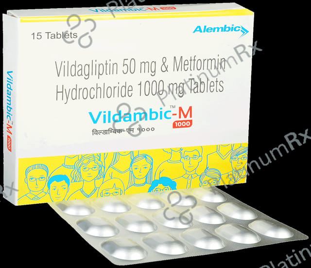 Vildambic M 1000/50mg Tablet 15s