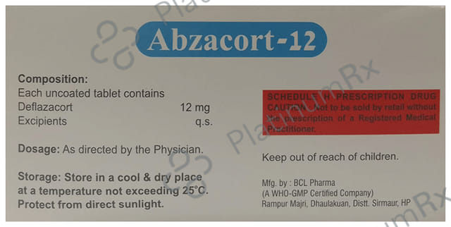 Abzacort 12mg Tablet 10s