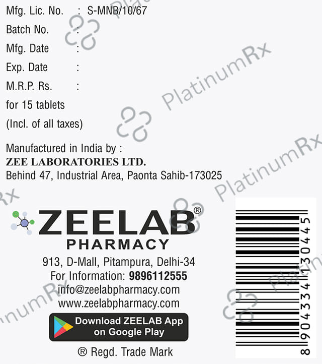 Glyzee M 0.5/500mg Tablet SR 15s