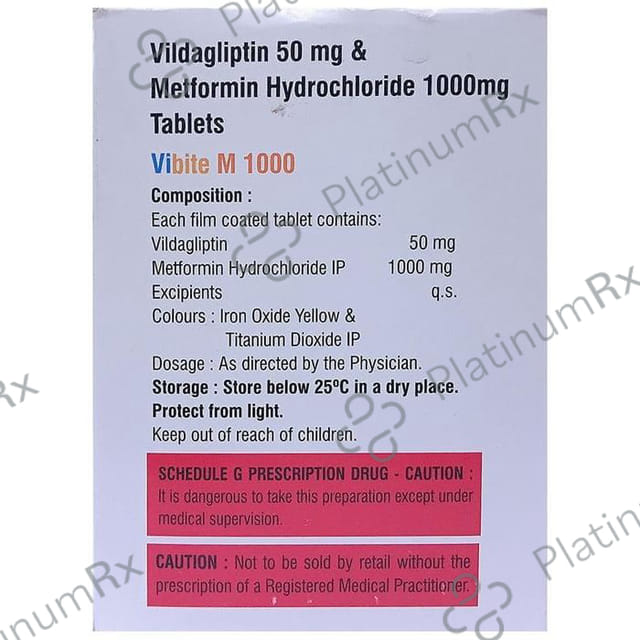 Vibite M 1000/50mg Tablet 15s