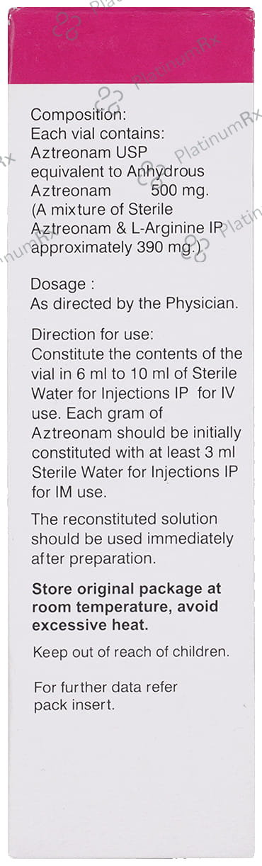 Azenam 500mg Injection 10ml