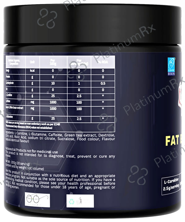 Healthy You Fat Burner Powder Lemon